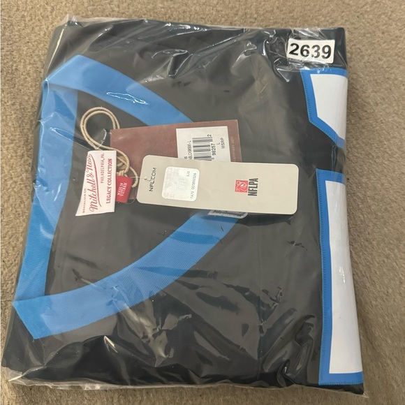 Mitchell & Ness 1996 Carolina Panthers LB Sam Mills Black Jersey Size 44 NWT - Picture 9 of 9